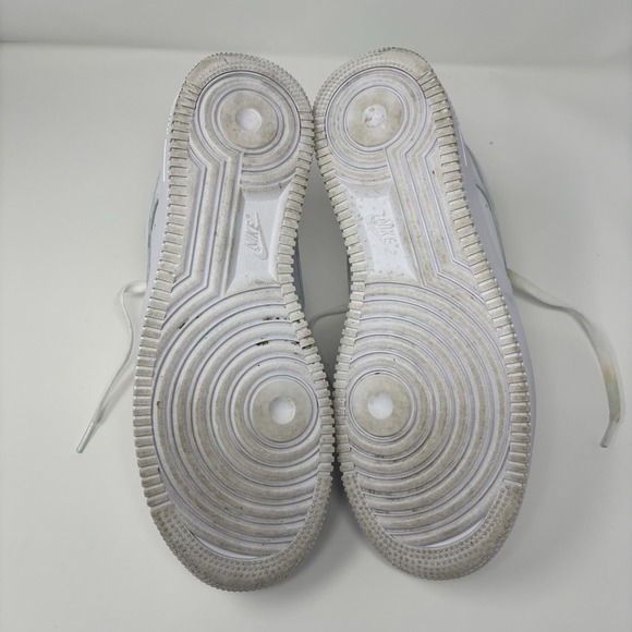 Nike Air Force 1 '07 Low Triple White Men's Size 9.5 - Picture 7 of 10